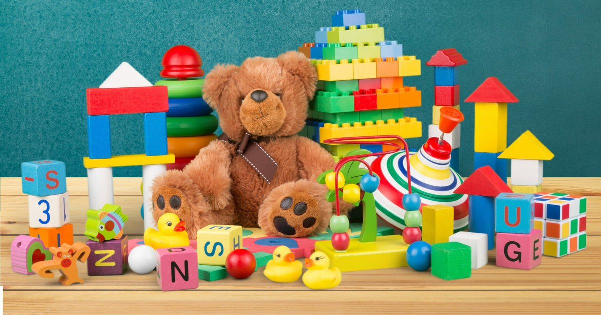 Kids playing with toys